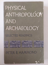 Physical anthropology and archaeology / Peter B. Hammond - متجر كتب مصرمتجر كتب مصر