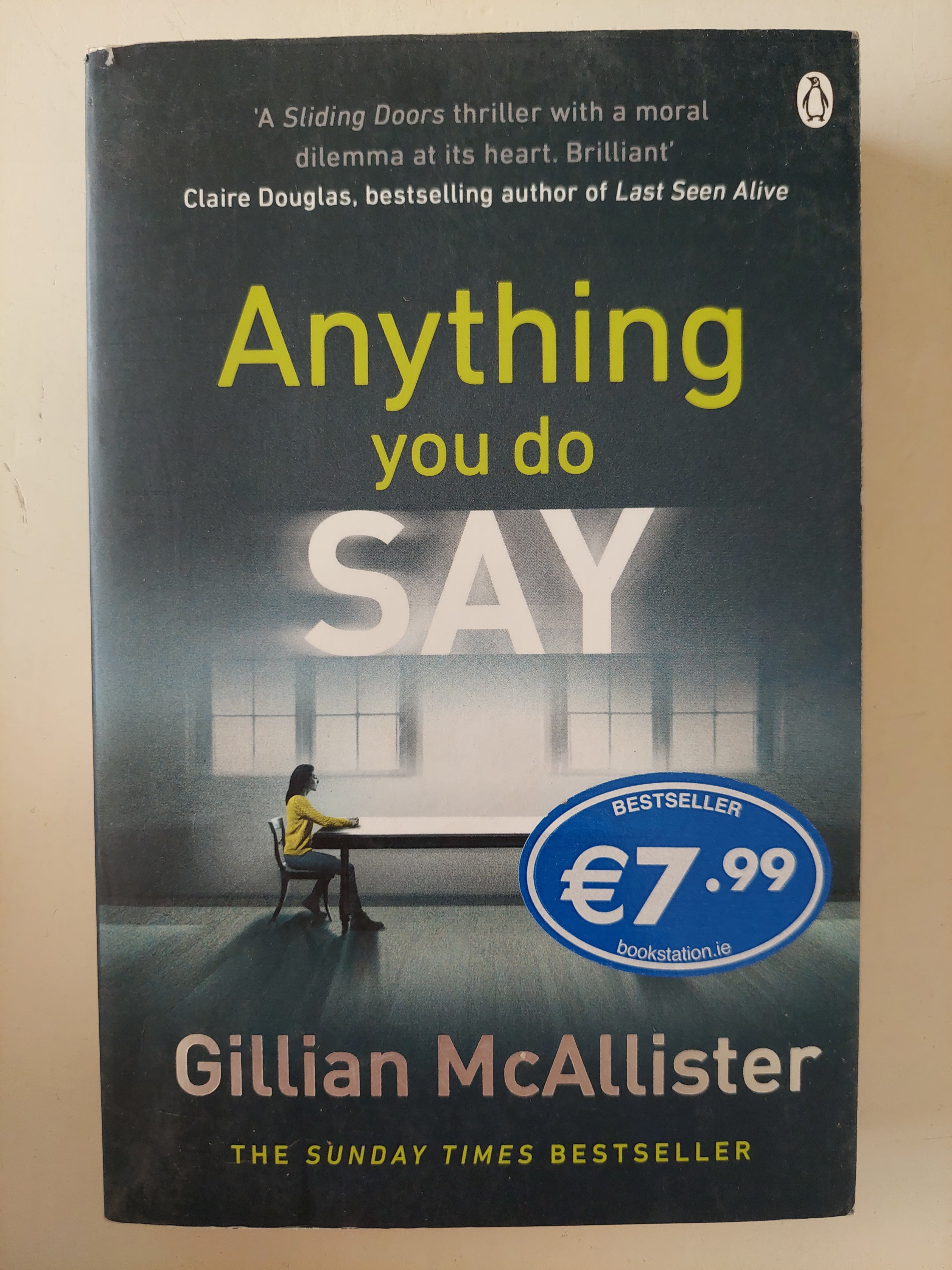Anything you do say / Gillian McAllister - متجر كتب مصرمتجر كتب مصر