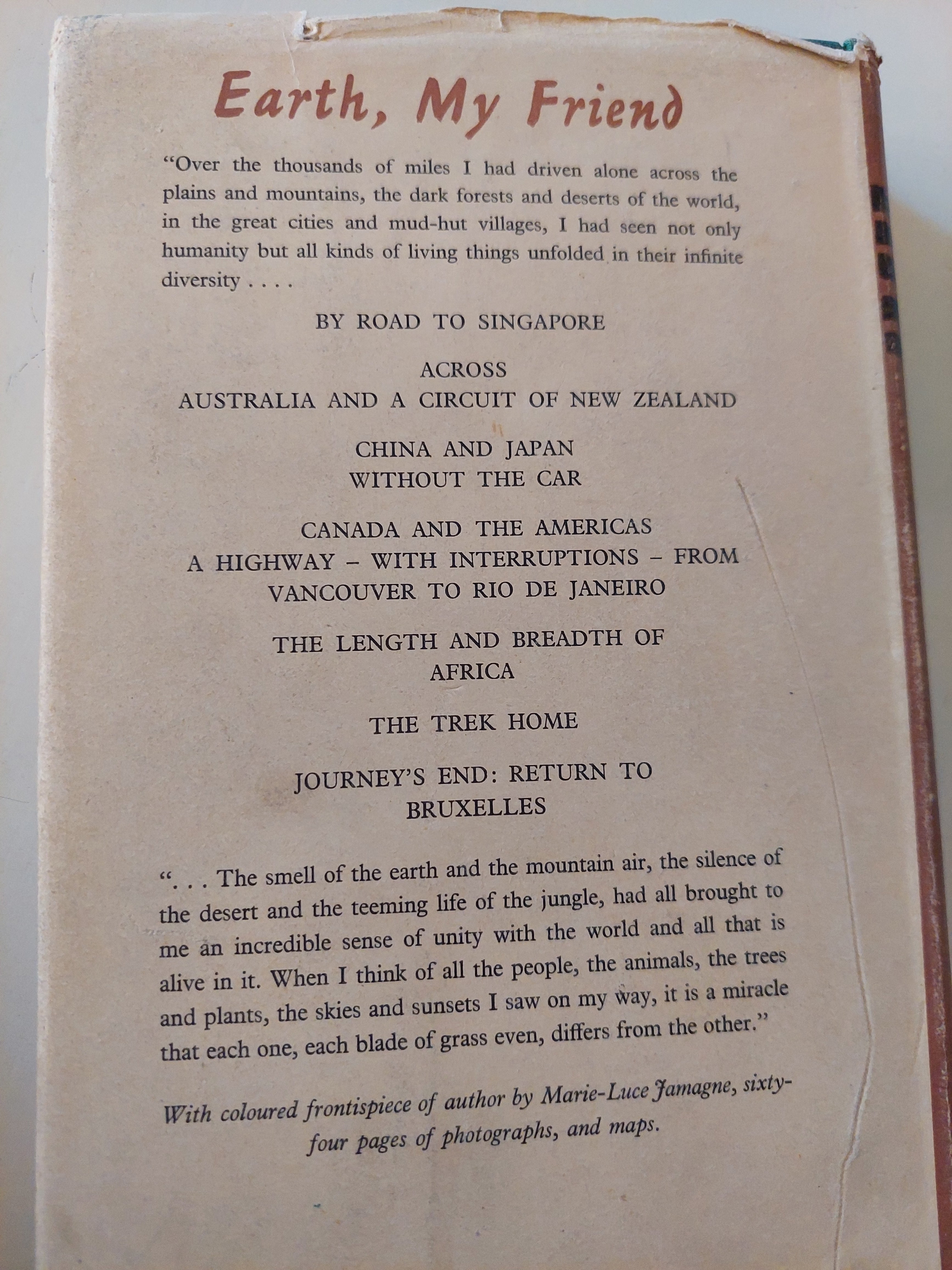 Earth my friend / Peter Townsend - هارد كفر ملحق بالصور - متجر كتب مصرمتجر كتب مصر