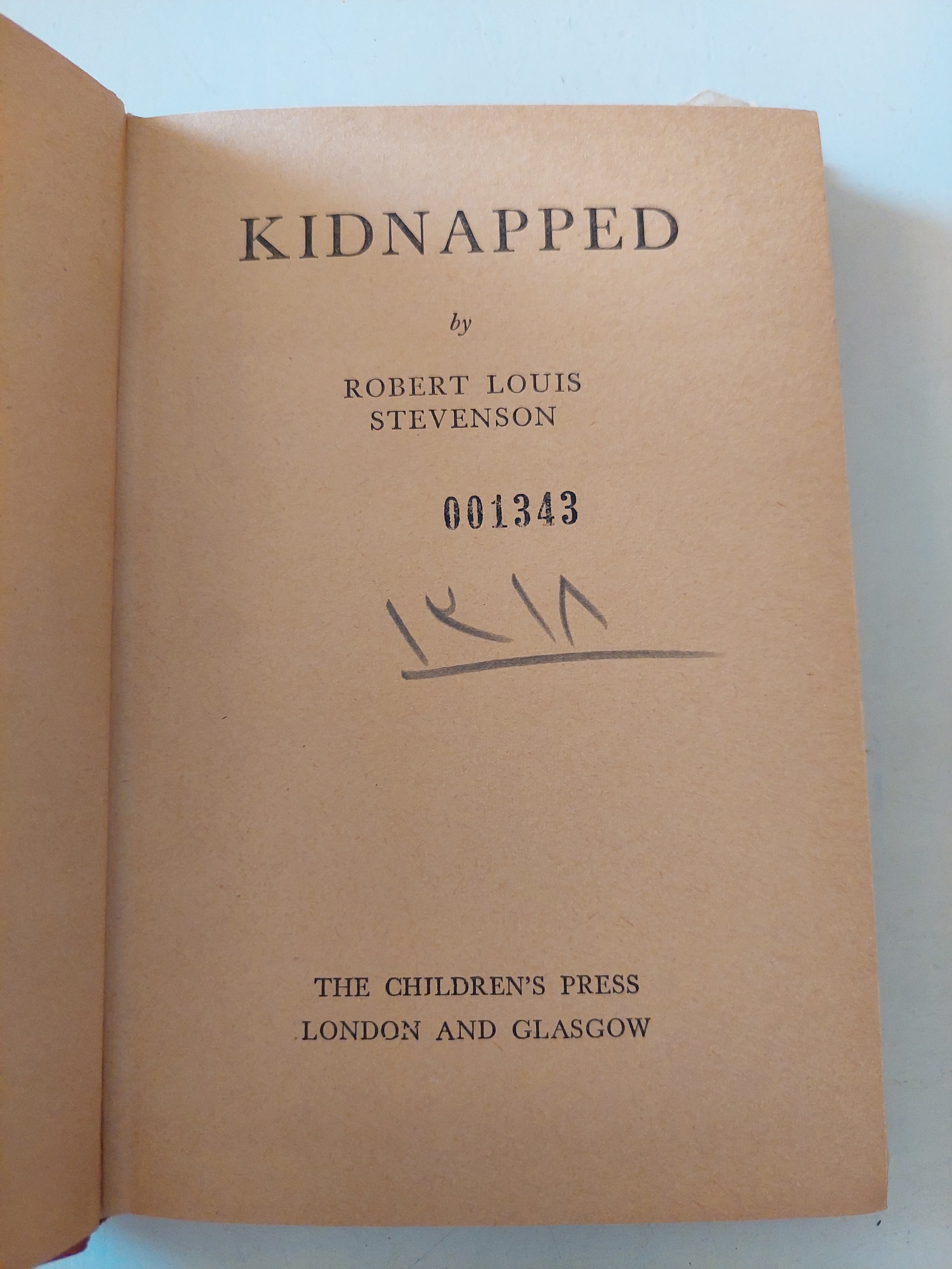 Kidnapped / Robert Louis Stevenson - هارد كفر ١٩٦٣ - متجر كتب مصرمتجر كتب مصر