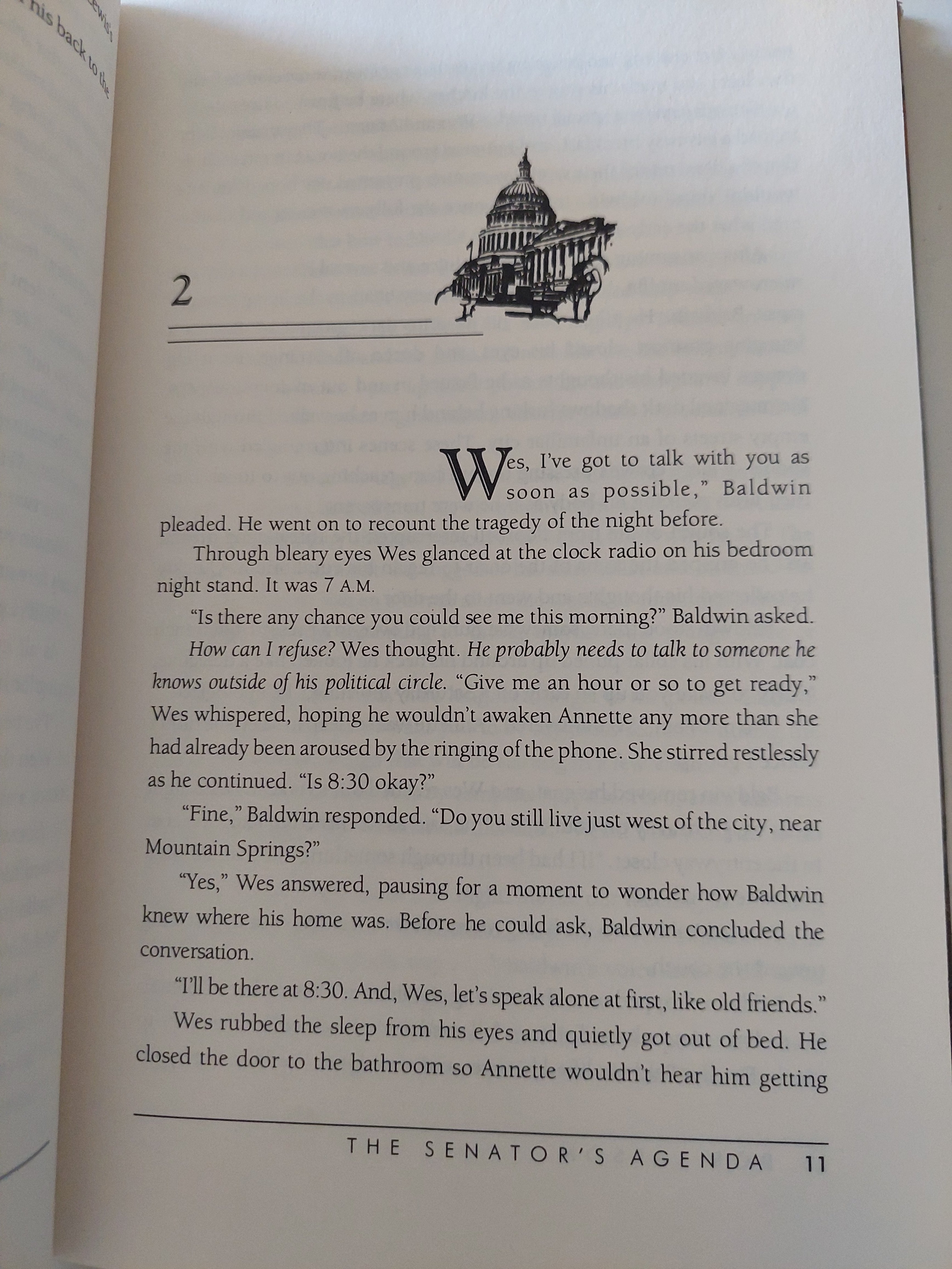 The senator's agenda / Bob Larson - هارد كفر - متجر كتب مصرمتجر كتب مصر
