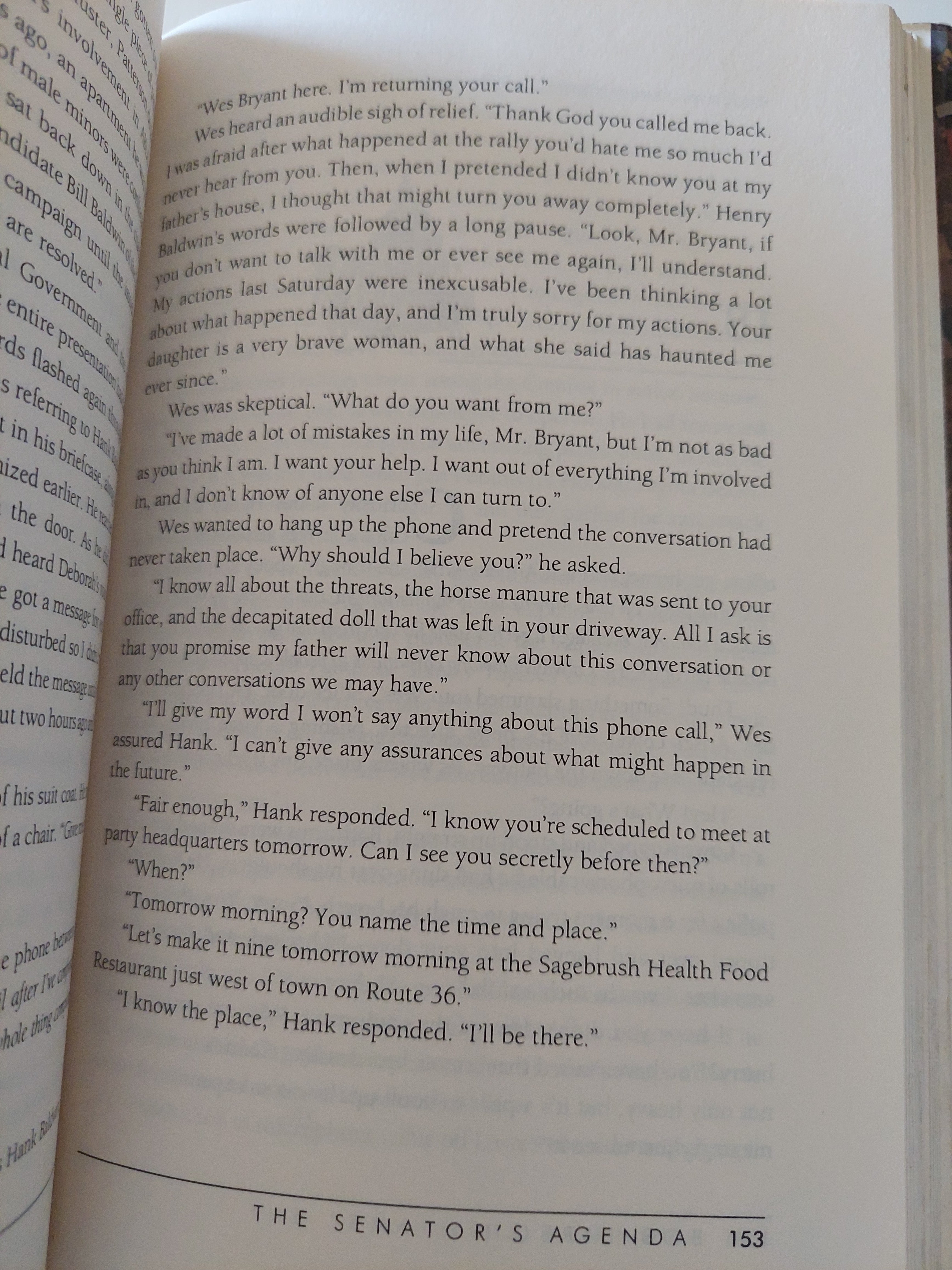 The senator's agenda / Bob Larson - هارد كفر - متجر كتب مصرمتجر كتب مصر