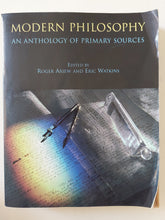 Modern Philosophy .. an anthology of primary sources / Roger Arlew & Frie Watkins - قطع كبير - متجر كتب مصرمتجر كتب مصر