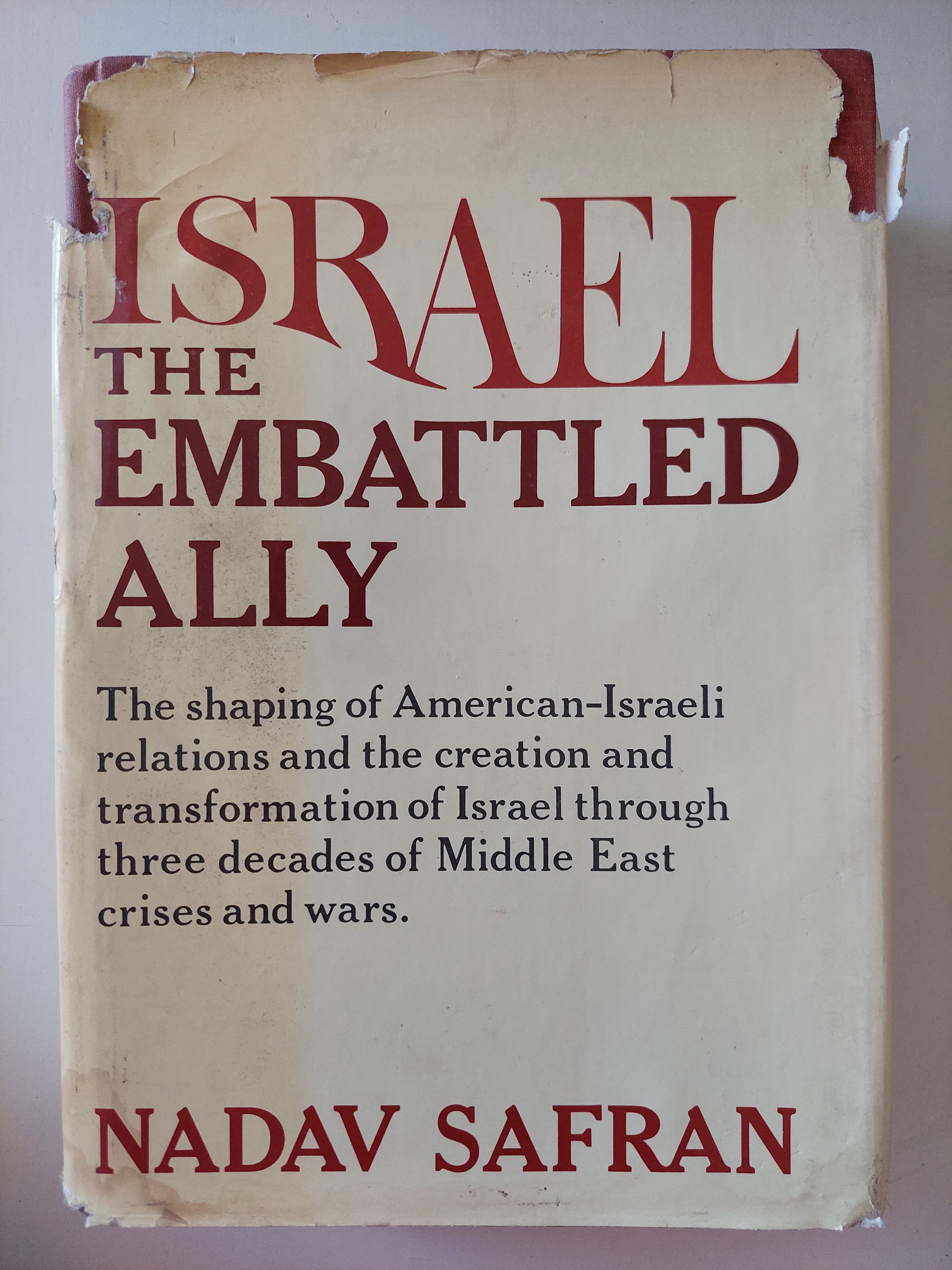 Israel the embattled ally / Nadav Safran - هارد كفر ١٩٧٦ - متجر كتب مصرمتجر كتب مصر