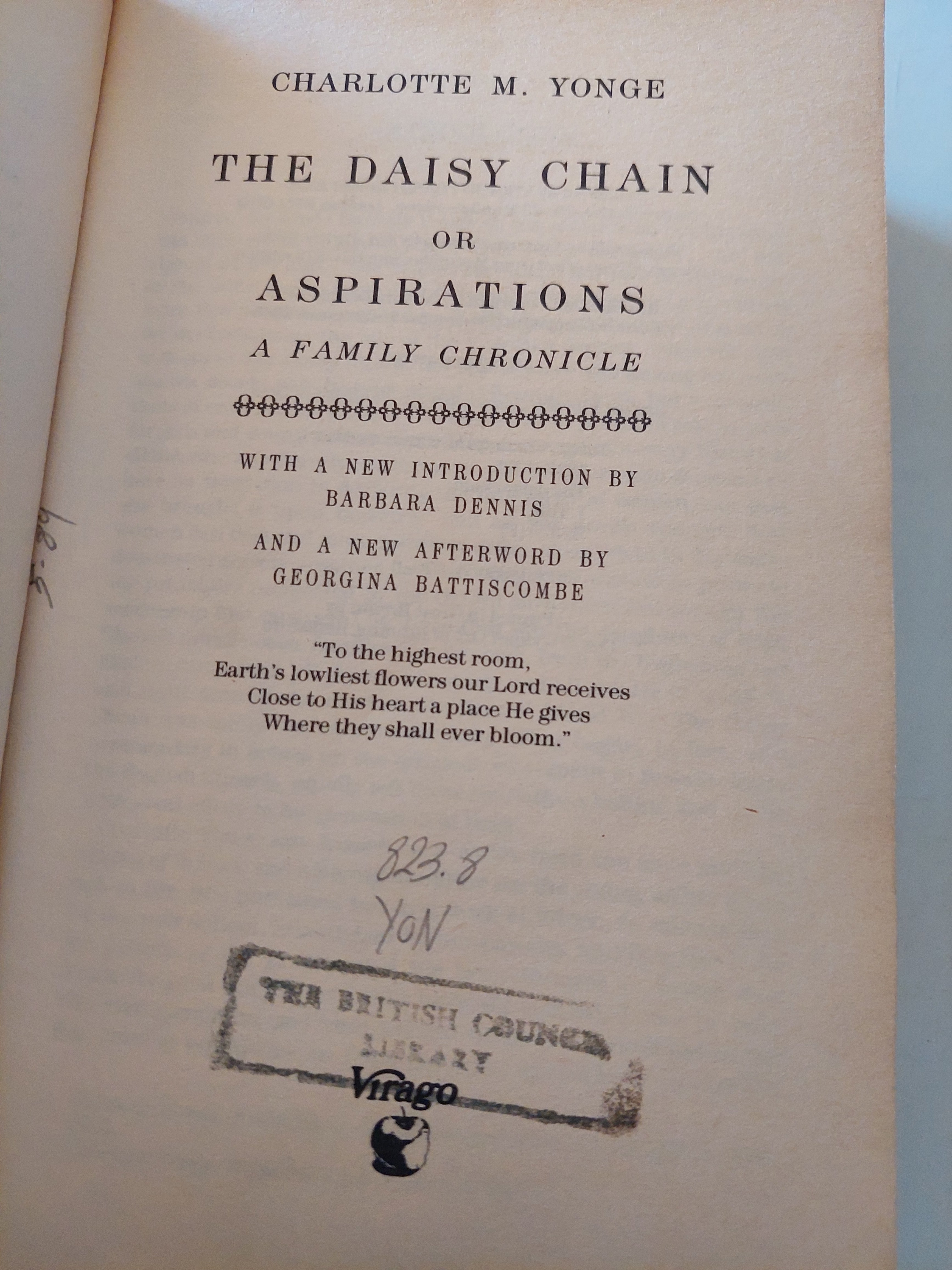 The Daisy Chain / Charlotte M. Yonge - متجر كتب مصرمتجر كتب مصر