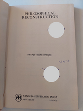 Philosophical Reconstruction / Nikunja Vihari Banerjee - هارد كفر ١٩٧٢ - متجر كتب مصرمتجر كتب مصر