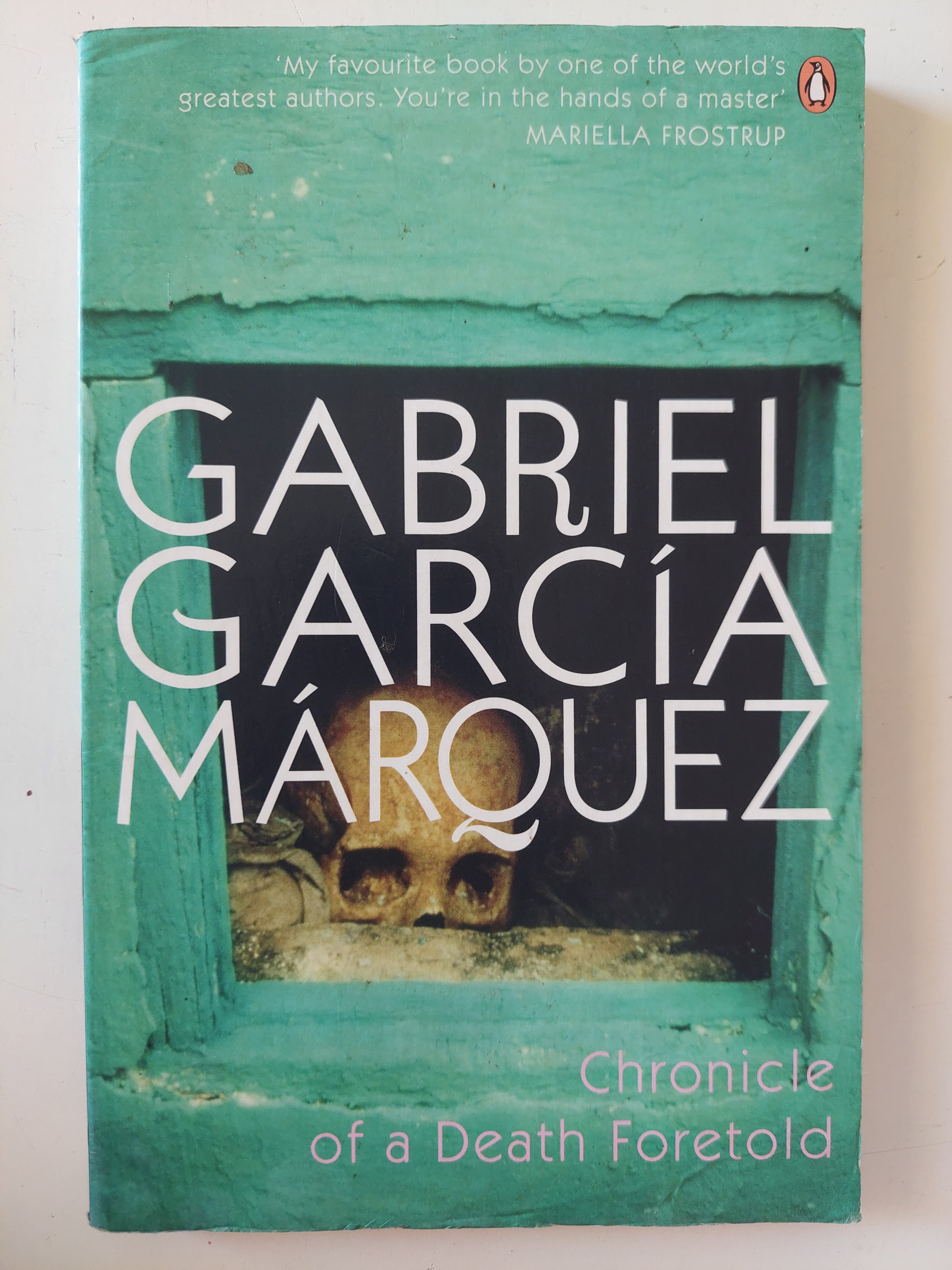 Chronicle of a death foretold / Gabriel Garcia Marquez