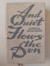 And Quiet Flow The Don / Mikhail Sholokhov - ٤ أجزاء هارد كفر / دار التقدم - موسكو ١٩٦٨