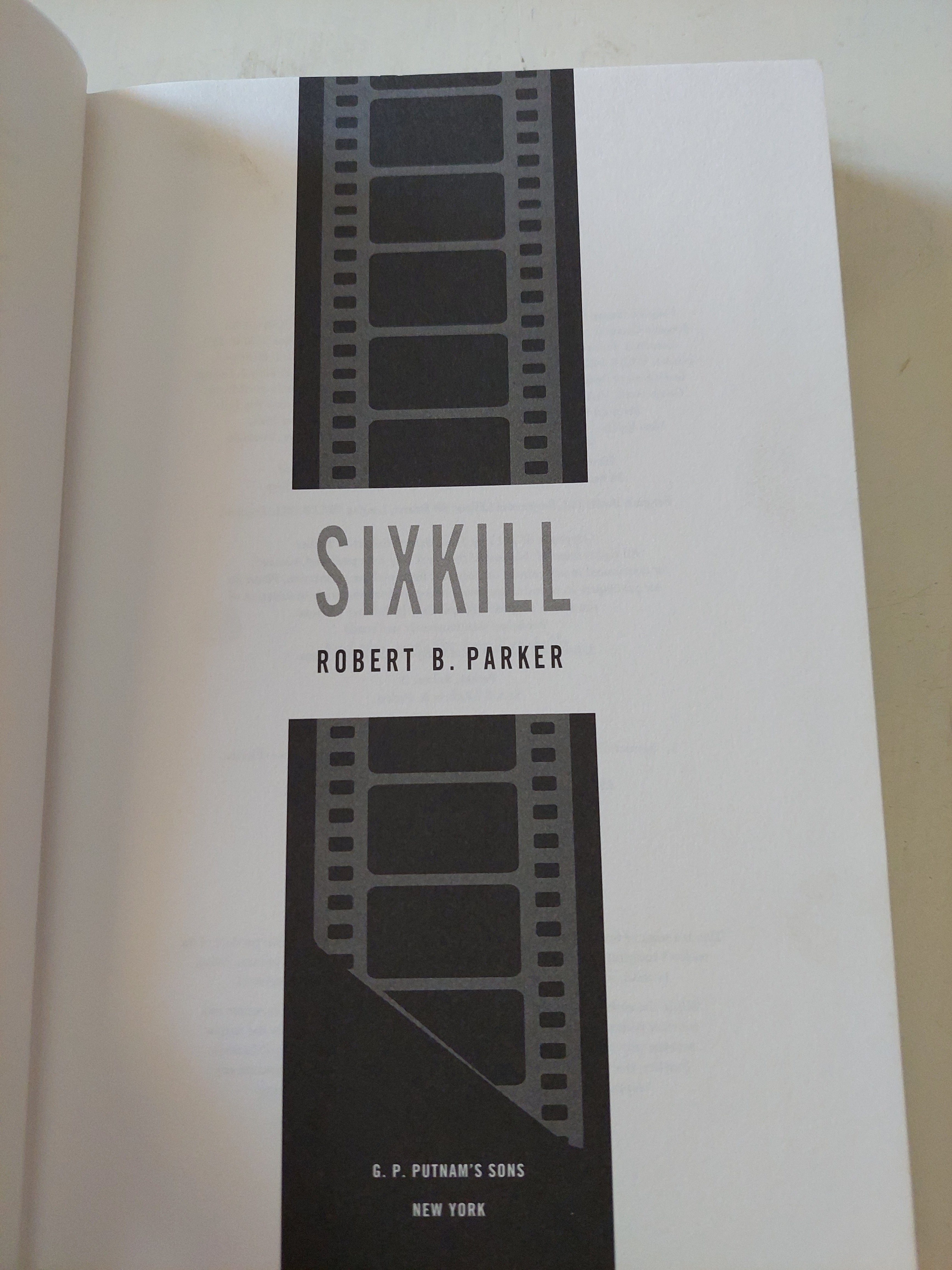 Sixkill / Robert Parker