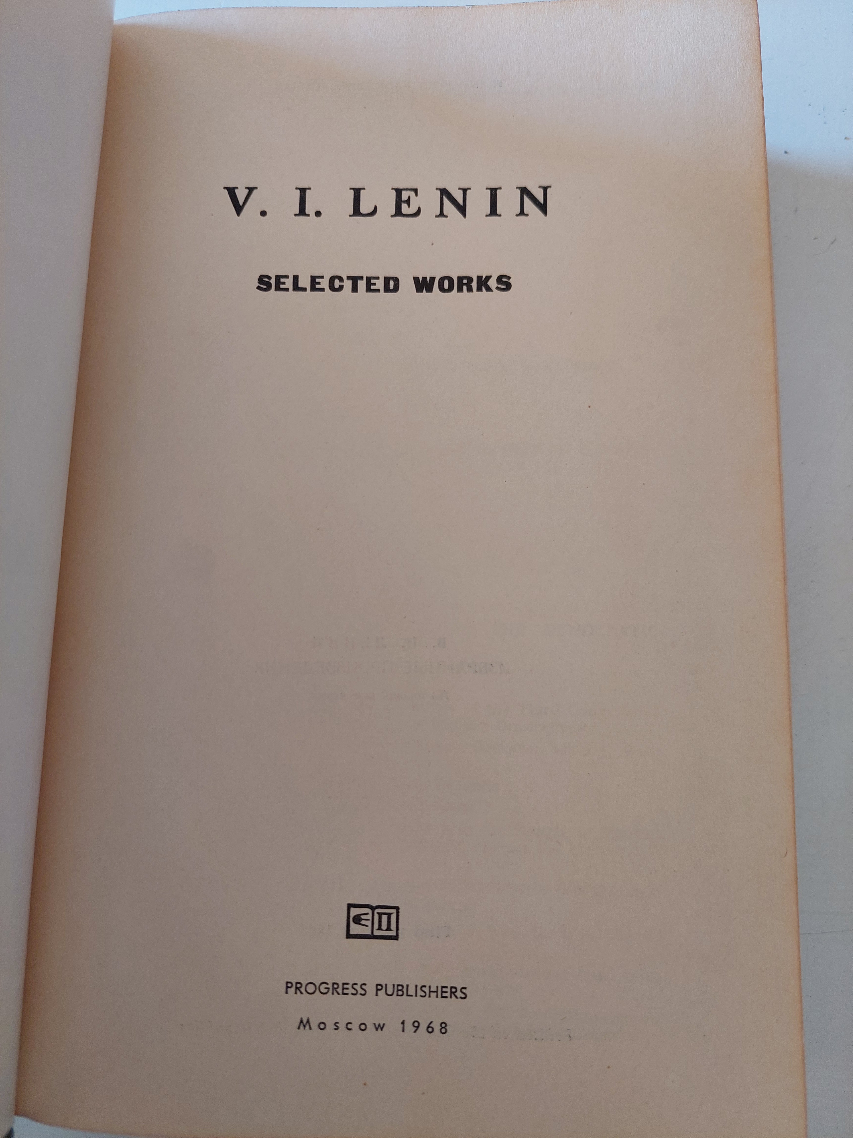 Selected works / Lenin