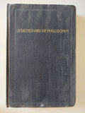 A dictionary of philosophy