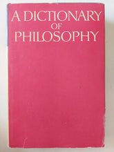 A dictionary of philosophy - هارد كفر - متجر كتب مصر - متجر كتب مصر