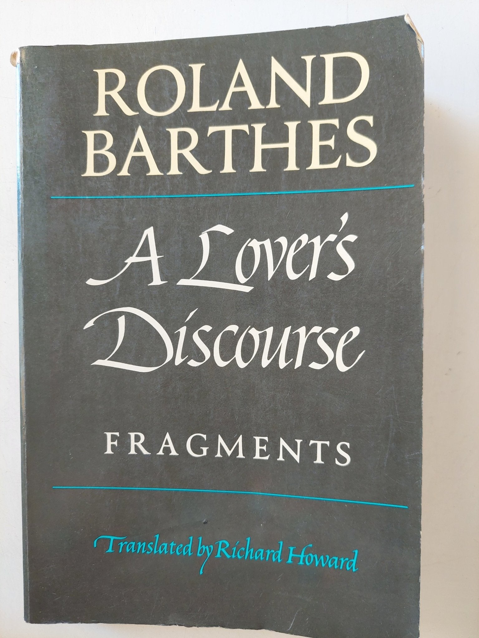 A lover's Discourse / Roland Barthes - متجر كتب مصر - متجر كتب مصر