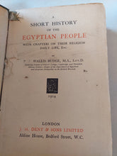 A short history of Egyptian people / E. A. Wallis Budge - هارد كفر - متجر كتب مصر - متجر كتب مصر