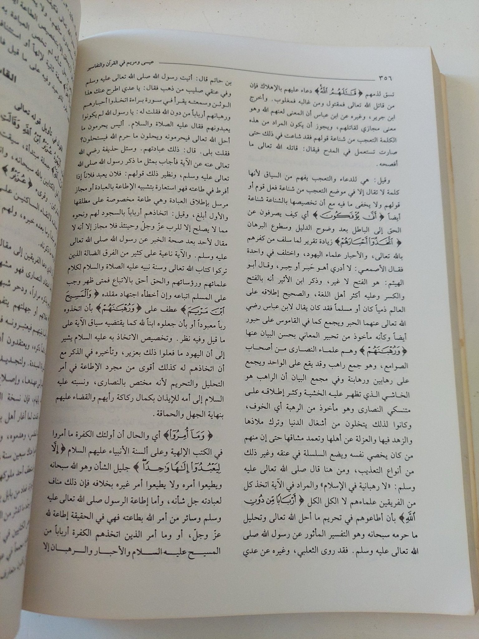 عيسى ومريم فى القران والتفاسير - قطع كبير - متجر كتب مصر - المكتبة الفلسفية