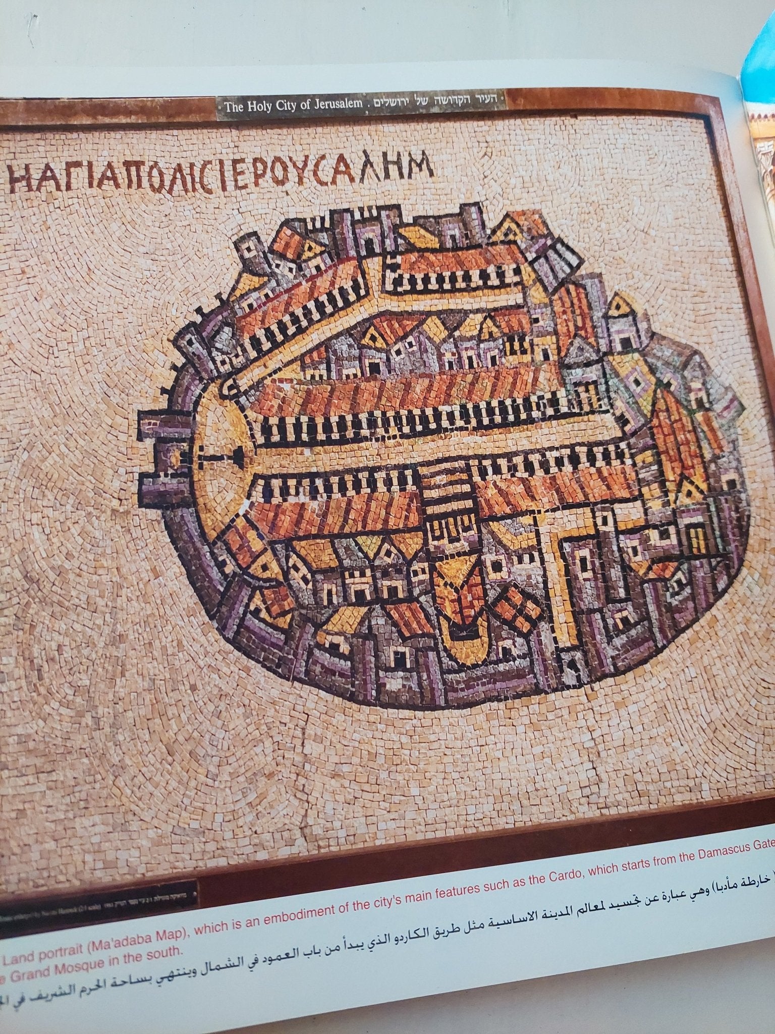 القدس تتحدث عن نفسها / ياسر خالدى - قطع كبير هارد كفر ملحق بالصور - متجر كتب مصر - متجر كتب مصر