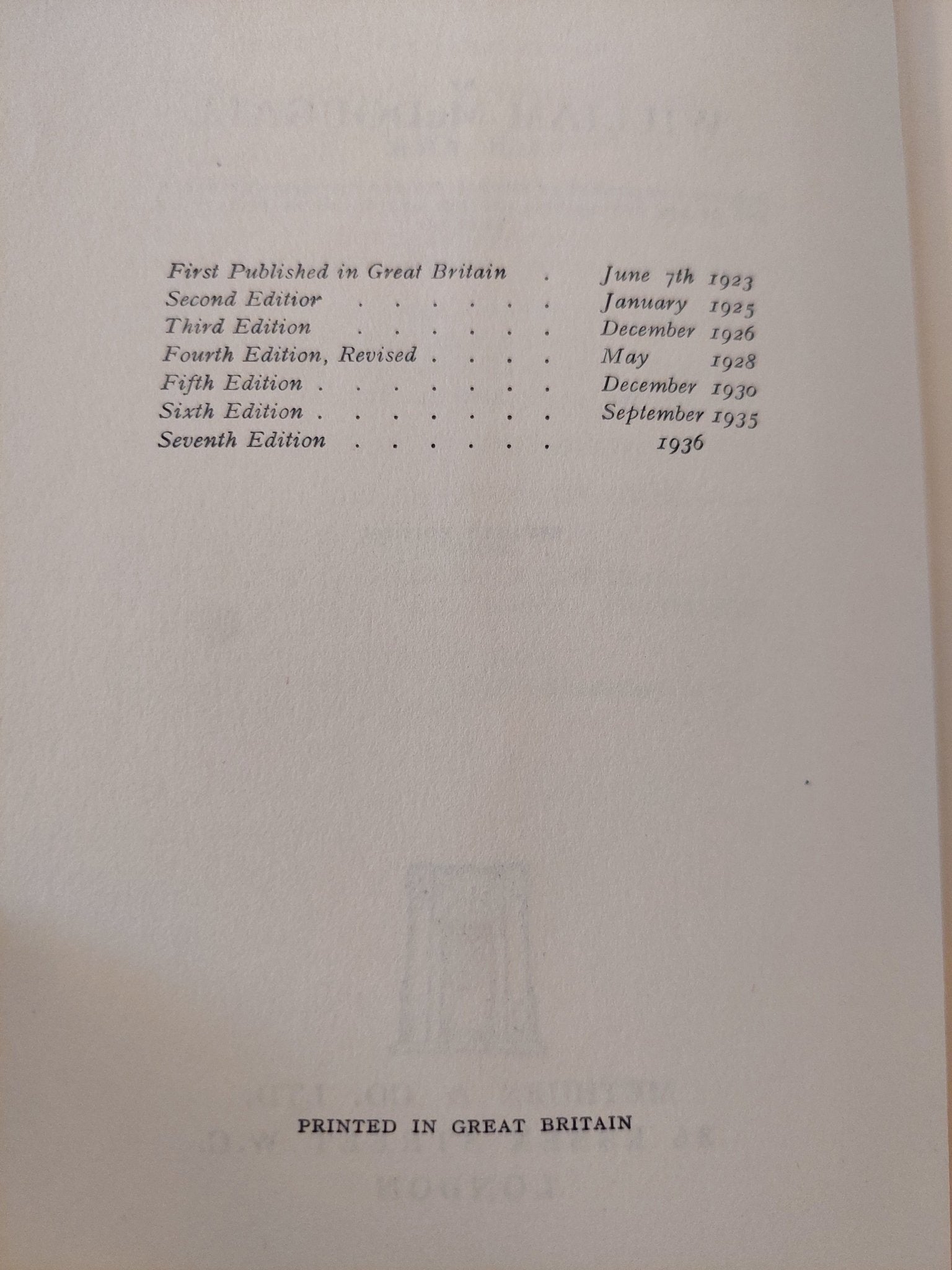 An outline of psychology / William Mcdougall - هارد كفر - متجر كتب مصر - متجر كتب مصر