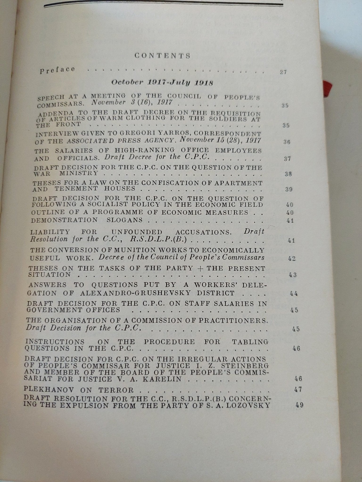 Collected works Vol 42 / Vladimir Lenin - هارد كفر - متجر كتب مصر - متجر كتب مصر