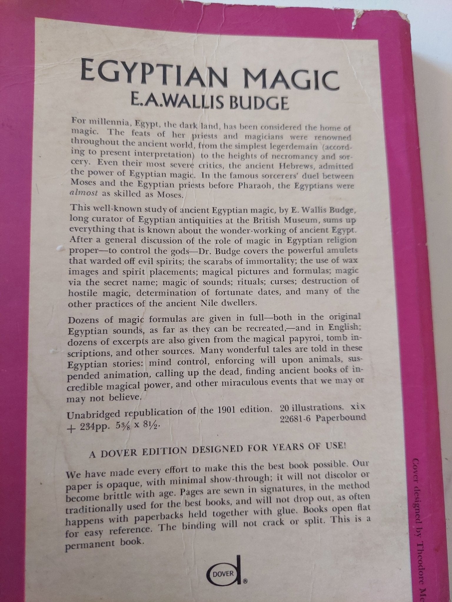 Egyptian magic / Wallis Budge - متجر كتب مصر - متجر كتب مصر