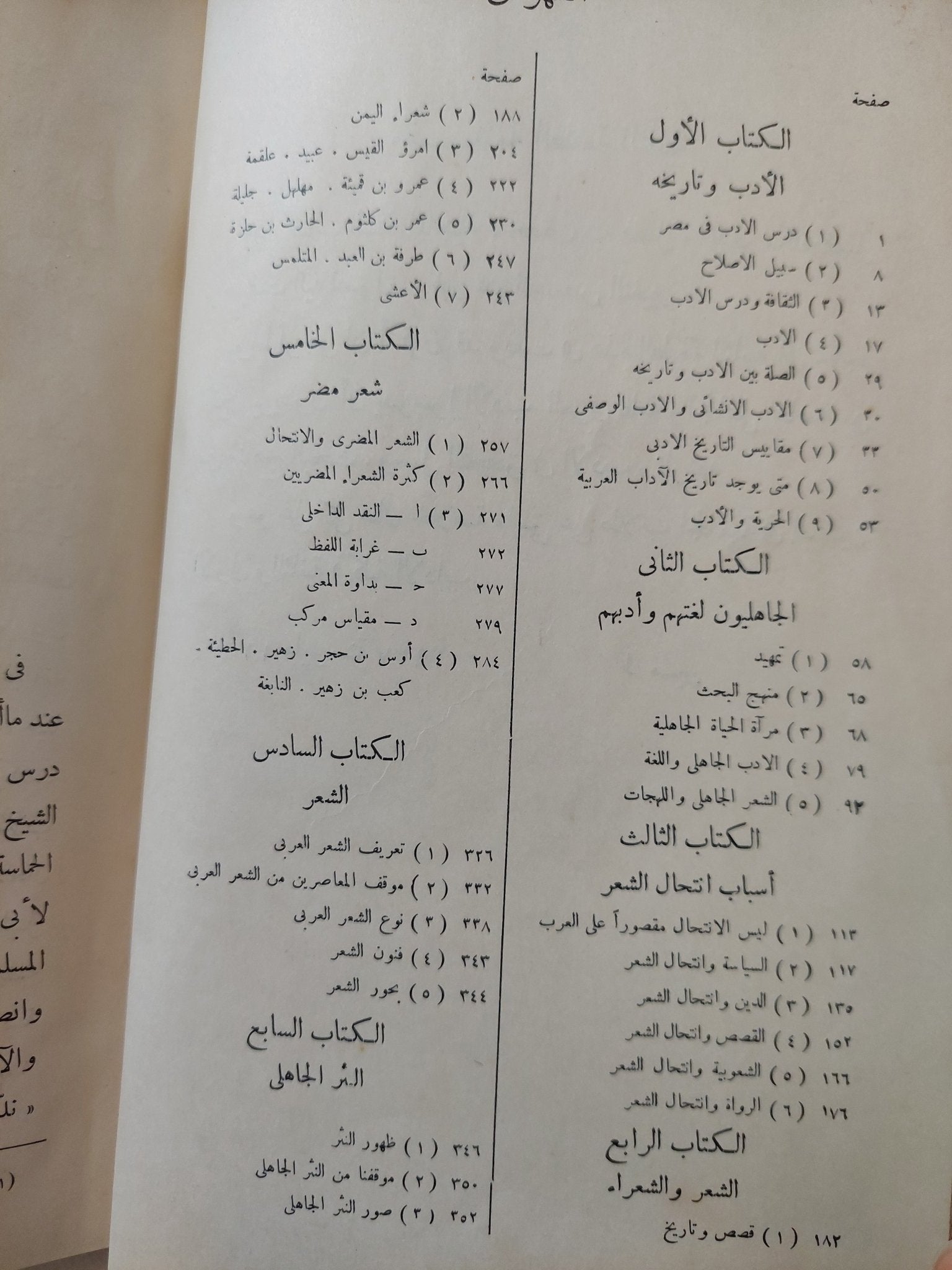 فى الأدب الجاهلى / طه حسين ط1933 - هارد كفر - متجر كتب مصر - المكتبة الفلسفية