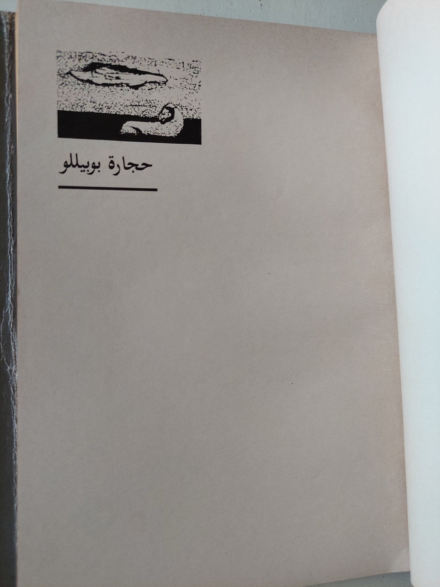 حجارة بوبيللو / إهداء خاص من المؤلف إدوار الخراط - متجر كتب مصر - متجر كتب مصر