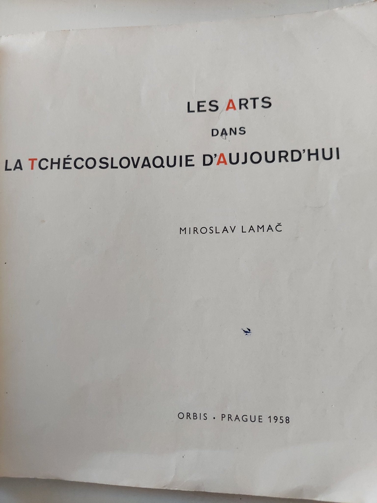 les Arts dans la tchecoslovaquie d'aujourdhui - ملحق بالصور - متجر كتب مصر - متجر كتب مصر