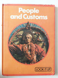 People and customs - قطع كبير ملحق بالصور هارد كفر - متجر كتب مصر - متجر كتب مصر