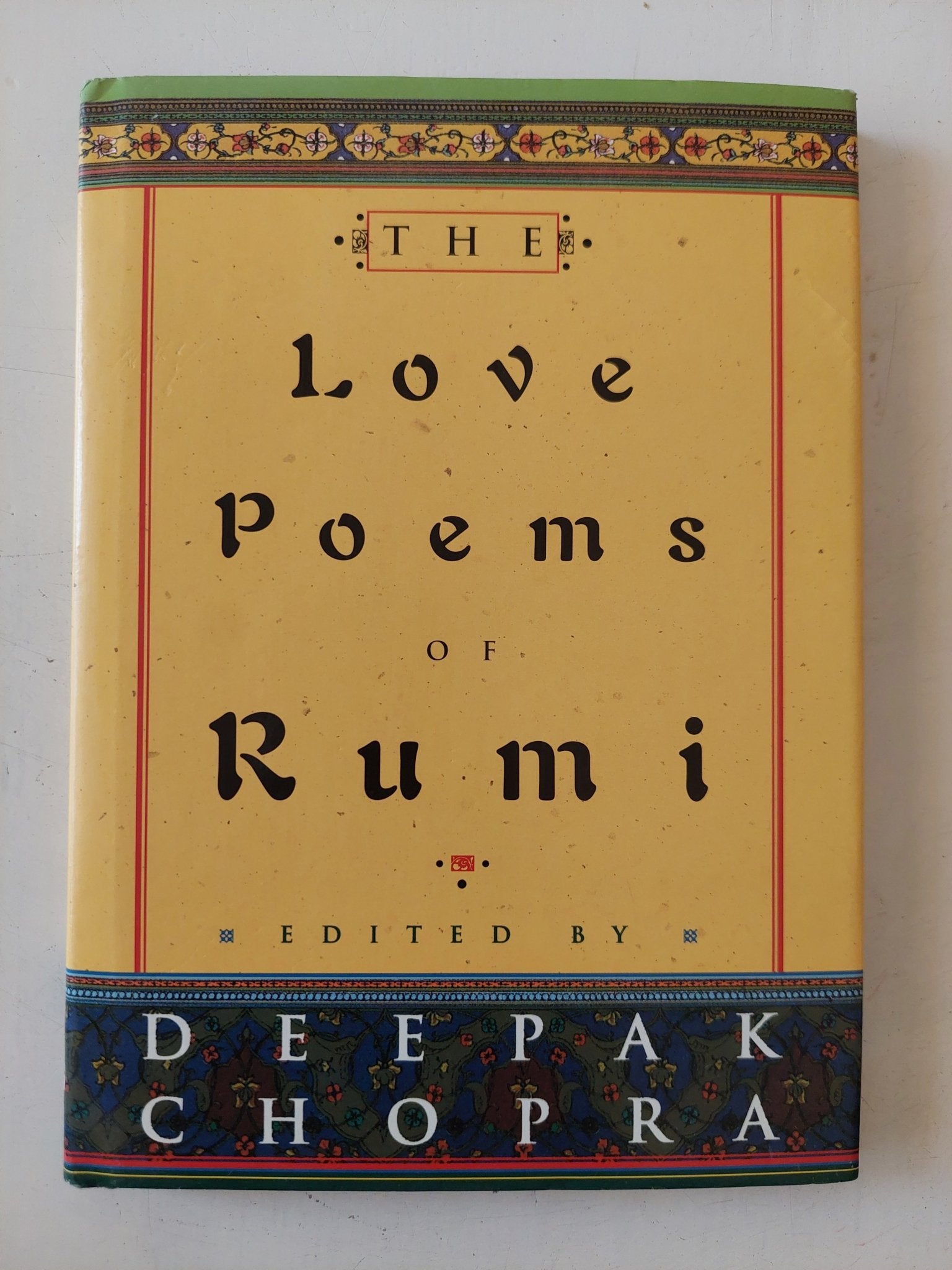 The love poems of Rumi / Deepak Chopra - هارد كفر - متجر كتب مصر - متجر كتب مصر
