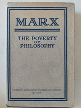 The poverty of Philosophy / Marx - هارد كفر - متجر كتب مصر - متجر كتب مصر