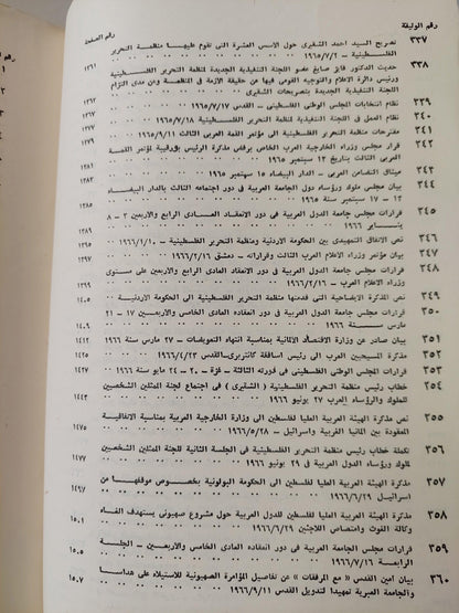 ملف وثائق فلسطين / ملحق بالخرائط والوثائق المهمة ( جزئين مجلدات ضخمة ) - متجر كتب مصر