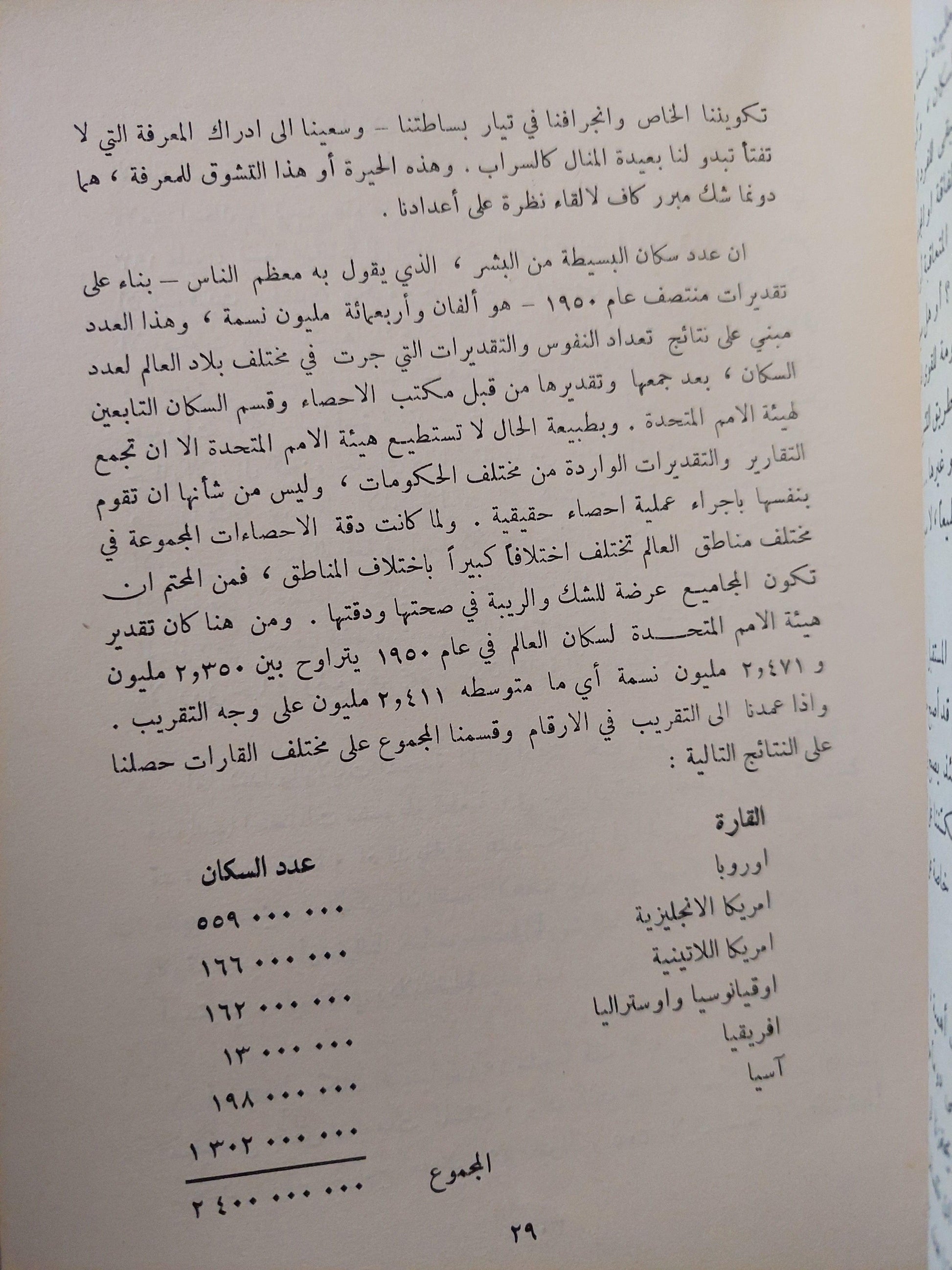 الانفجار السكاني : دراسة في انتشار الشعوب وتكاثرها / مارستون بيتس ط. 1966 - متجر كتب مصر