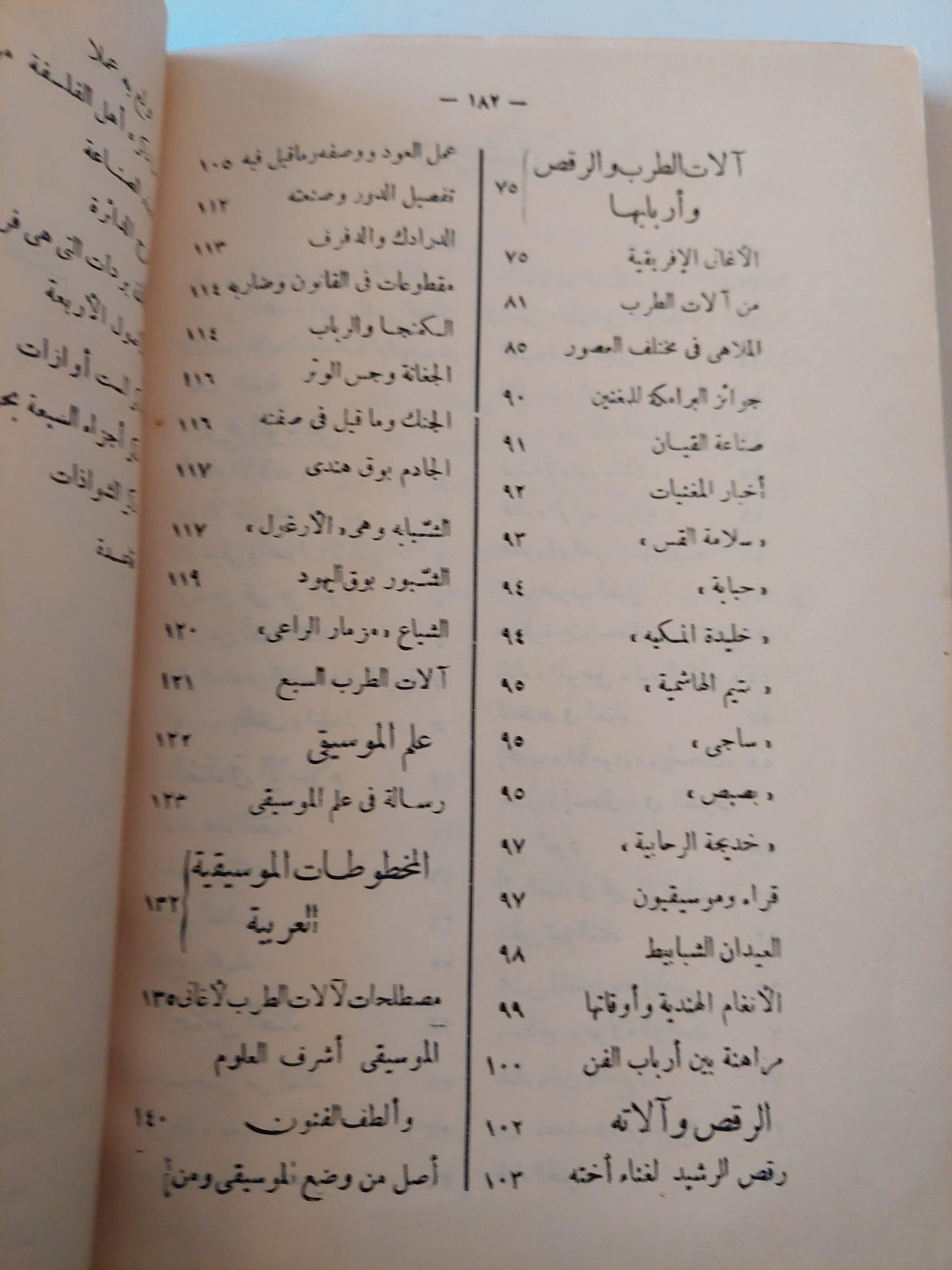 الموسيقي والغناء عند العرب للعلامة المحقق المغفور له أحمد تيمور باشا / طبعة أولي 1963 - متجر كتب مصر