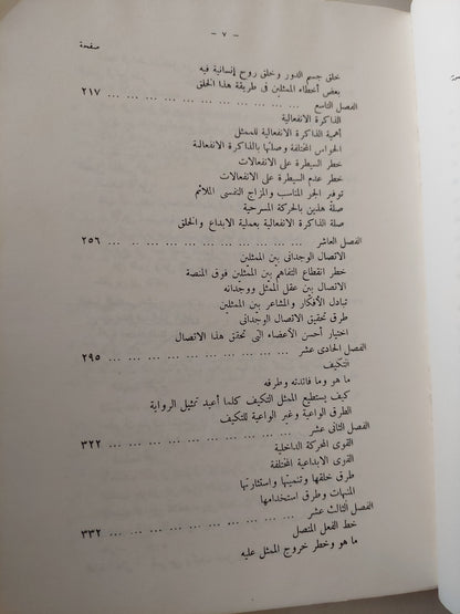 إعداد الممثل / قسطنطين ستانسلافسكى