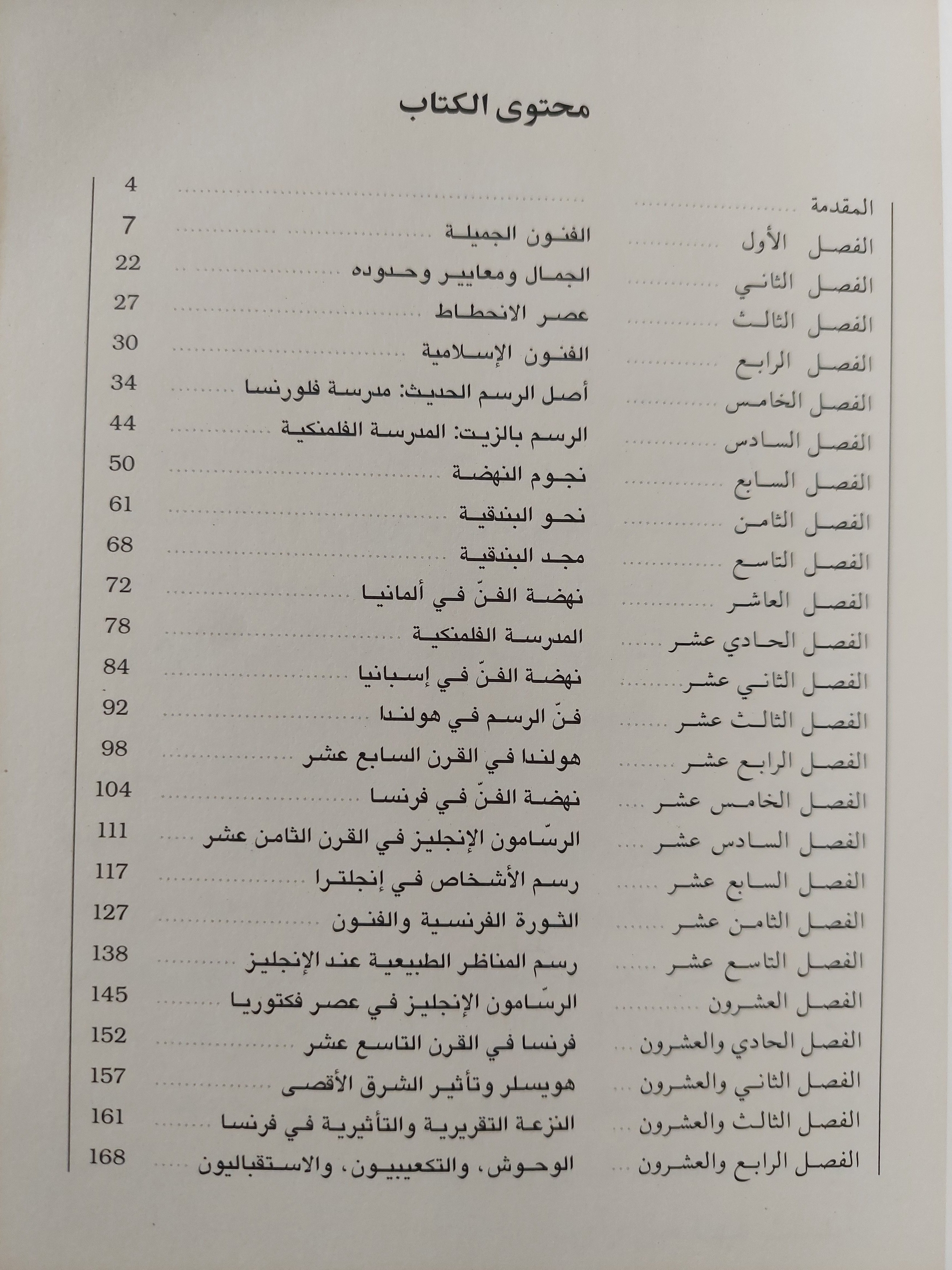 تاريخ الفنون وأشهر الصور / سلامة موسى - ملحق بالصور