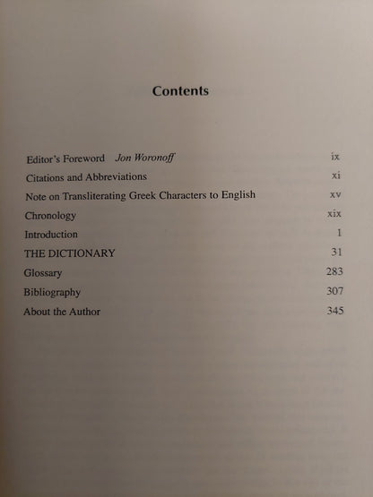 Historical dictionary of Ancient greek philosophy / Anthony preus