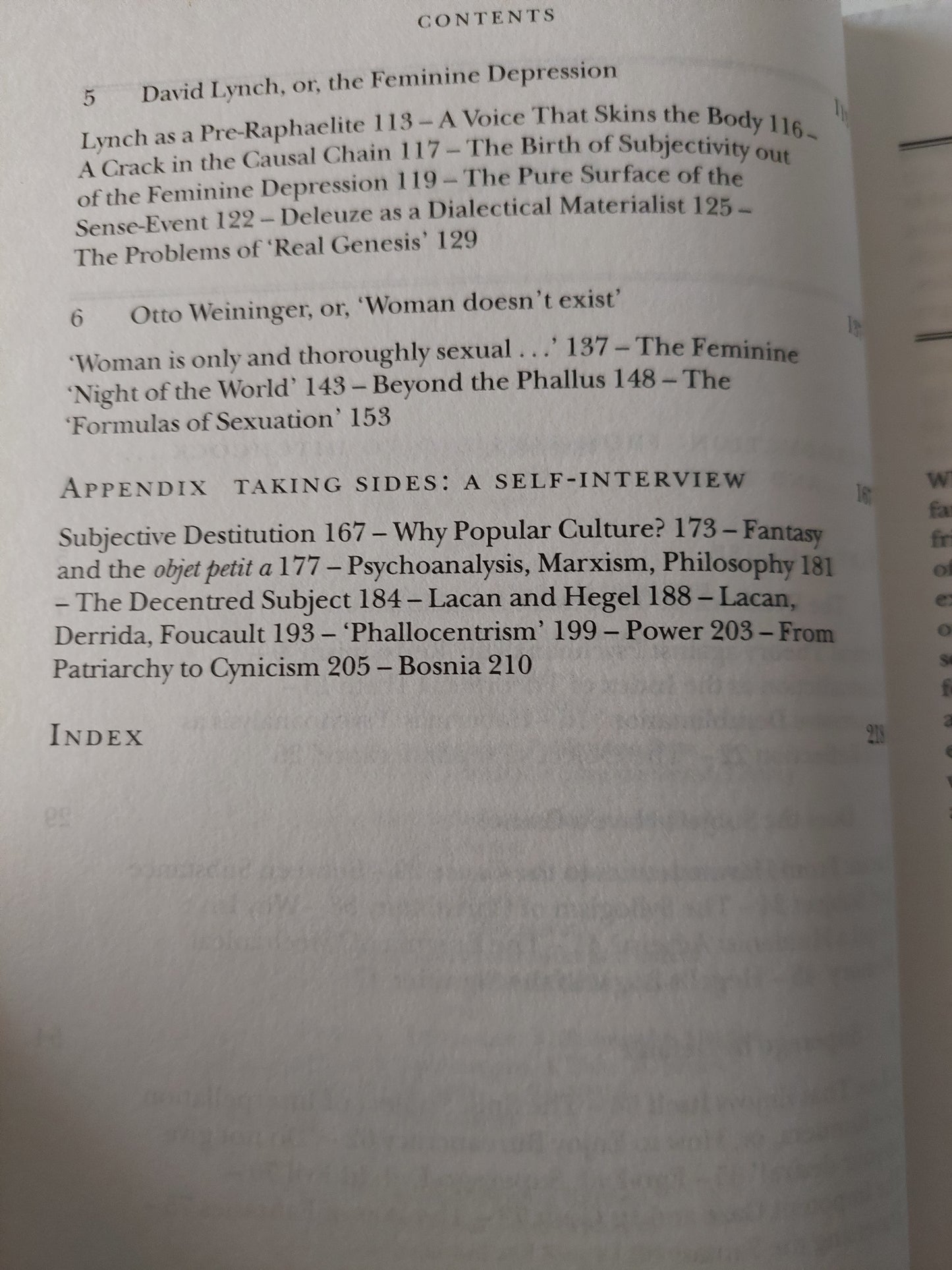 The Metastases of Enjoyment: Six Essays on Women and Causality / Slavoj Žižek