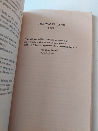 The Waste Land and Other Poems / T.S. Eliot