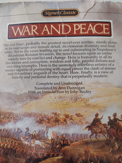 War and Peace / Leo Tolstoy