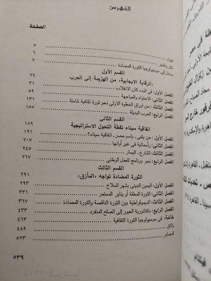 الثورة المضادة فى مصر / غالى شكرى