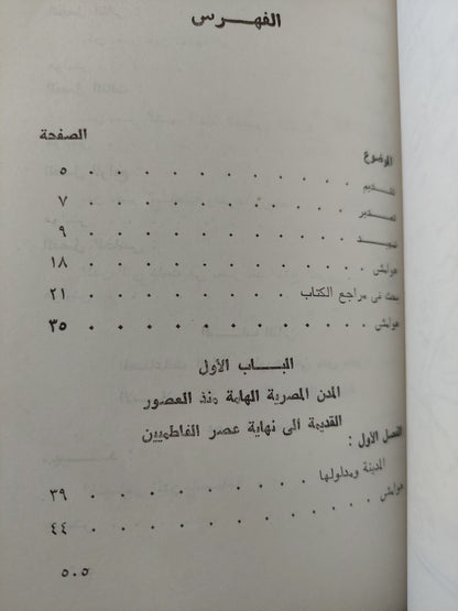 مدن مصر الصناعية فى العصر الإسلامى / صفى على محمد