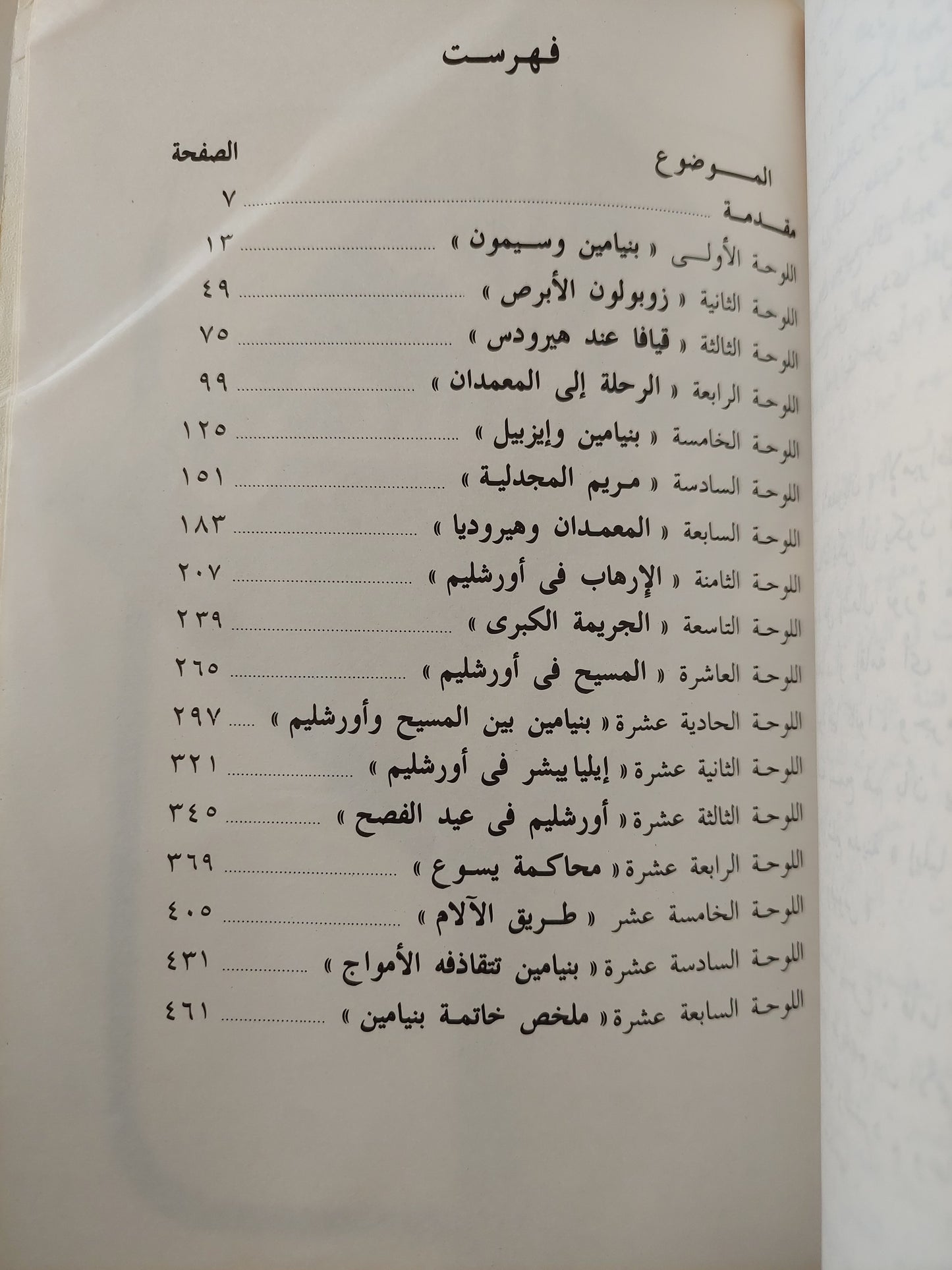 لوحات من نهاية أورشليم مع إهداء خاص من المؤلف سمير الهضيبي