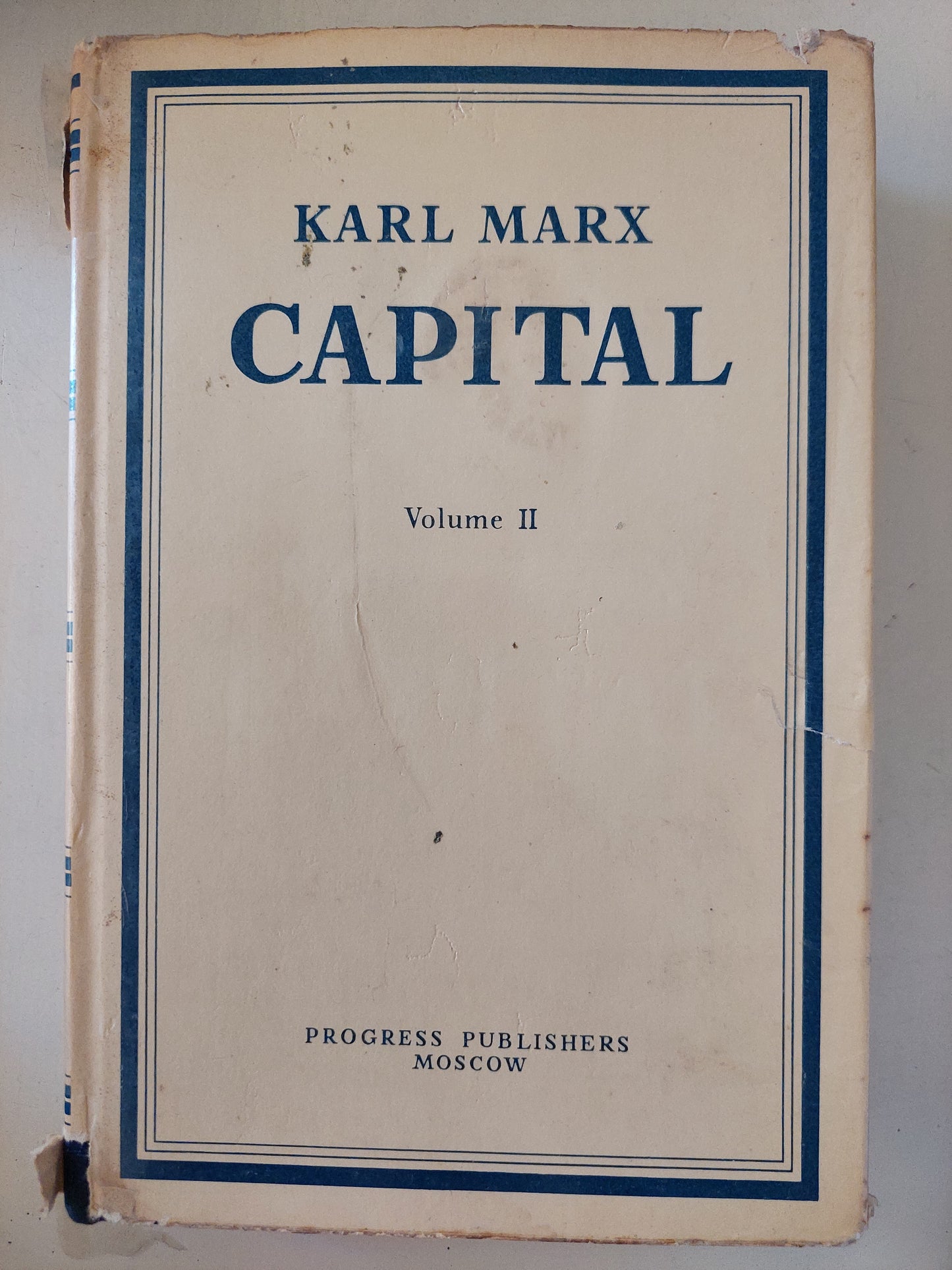 Capital – Karl Marx (3 Volume set) - ٣ أجزاء / هارد كفر - دار التقدم / موسكو ١٩٧١