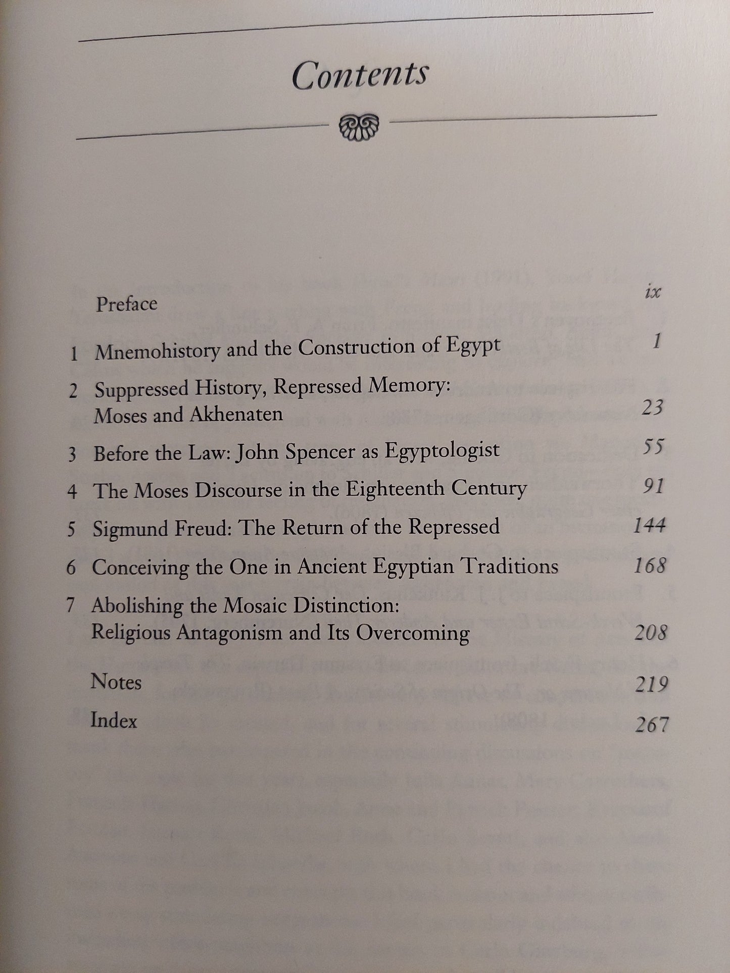 Moses the Egyptian: The Memory of Egypt in Western Monotheism / Jan Assmann