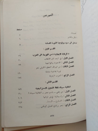 الثورة المضادة فى مصر / غالى شكرى - هارد كفر