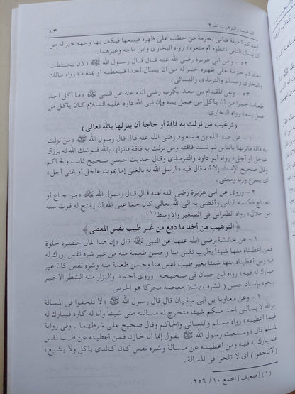 الترغيب والترهيب / الإمام زكي الدين عبد العظيم المنذري - جزئين هارد كفر