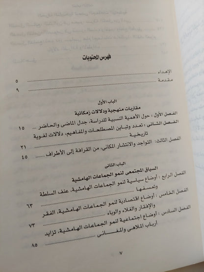 الجماعات الهامشيه المنحرفة في تاريخ مصر الإجتماعي الحديث / سيد عشماوي