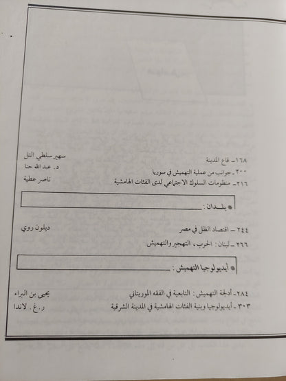 هامشيون فى المدن العربية / د.صالح ياسر حسن