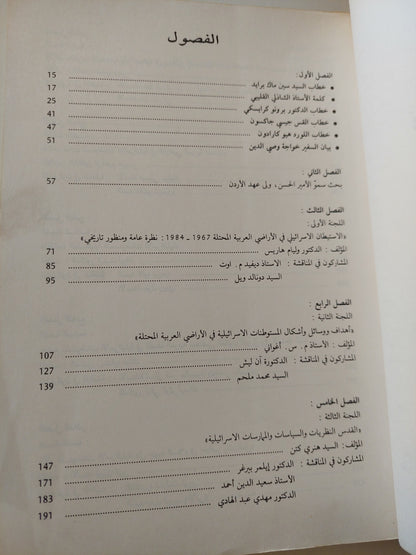 المستوطنات الإسرائيلية فى الأراضى العربية المحتلة - ملحق بالصور