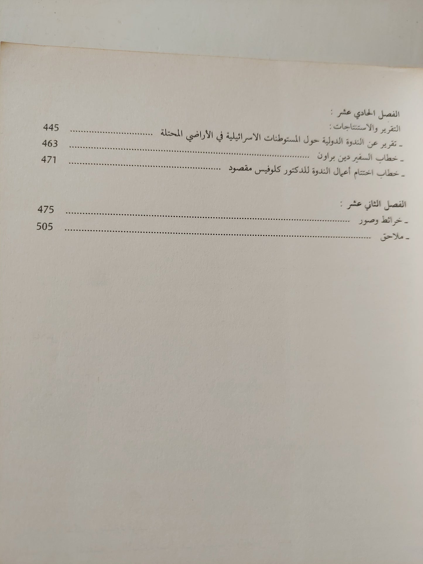 المستوطنات الإسرائيلية فى الأراضى العربية المحتلة - ملحق بالصور