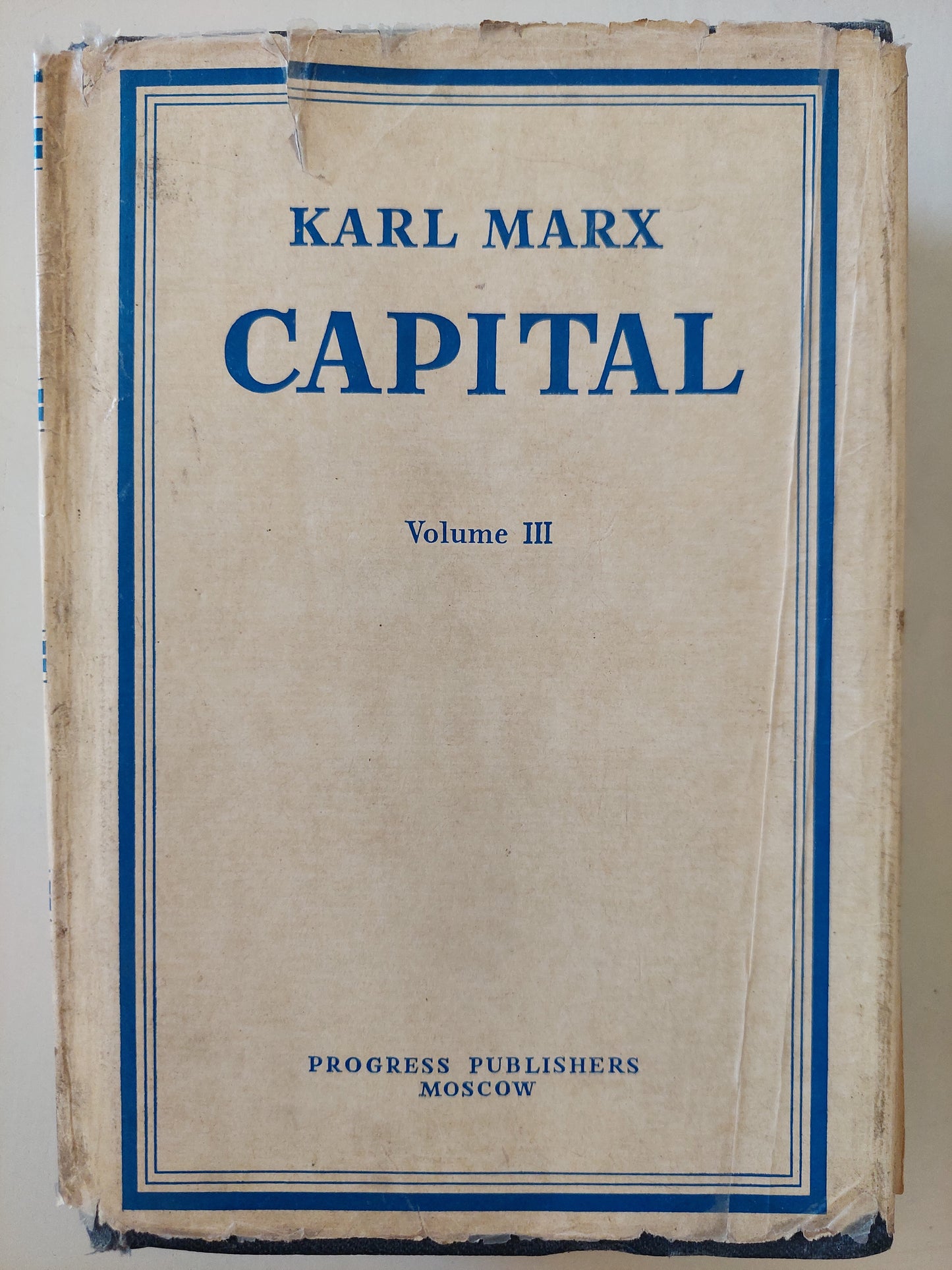 Capital / Karl Marx - ٣ أجزاء هارد كفر / دار التقدم - موسكو